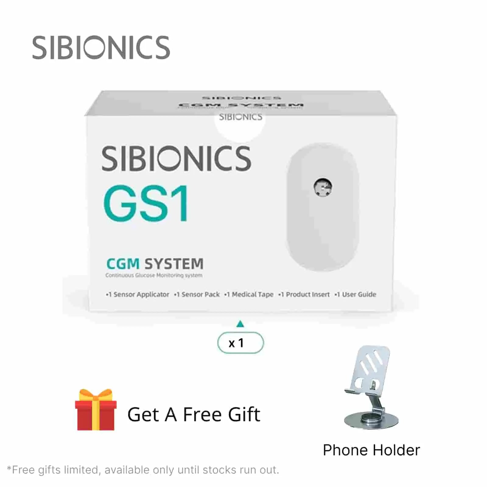 SIBIONICS GS1 Continuous Glucose Monitoring (CGM) System