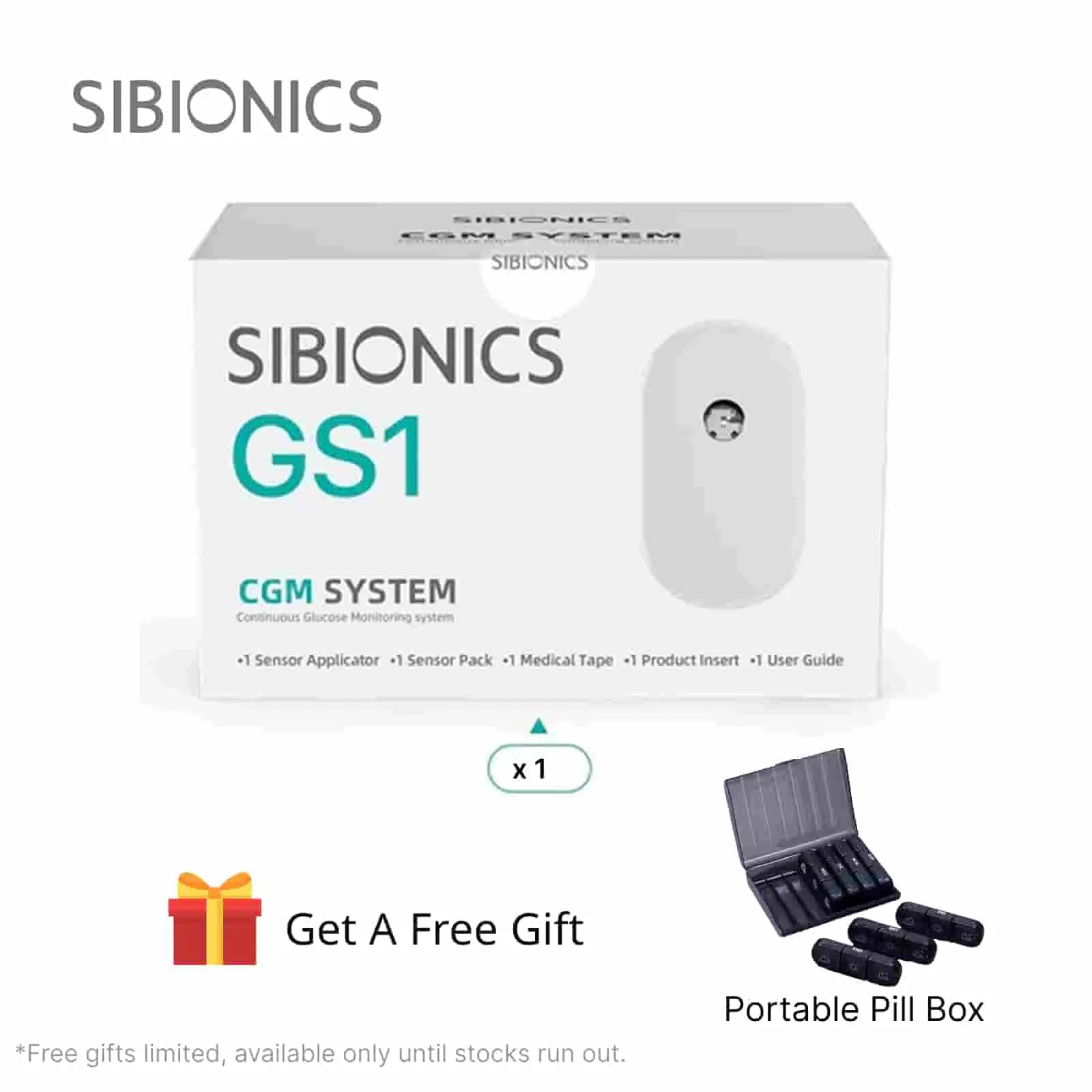 SIBIONICS GS1 Continuous Glucose Monitoring (CGM) System