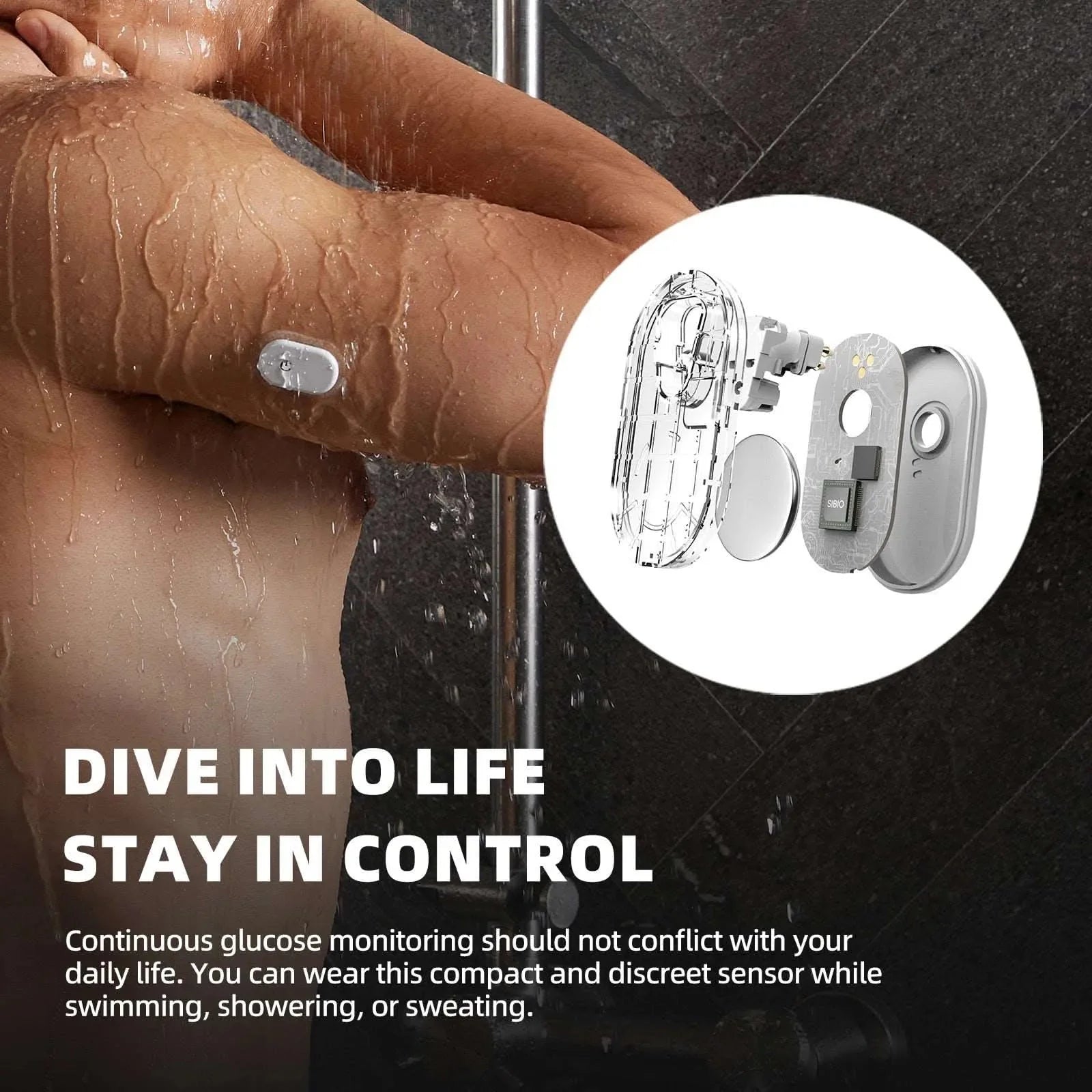 SIBIONICS GS1 Continuous Glucose Monitoring (CGM) System